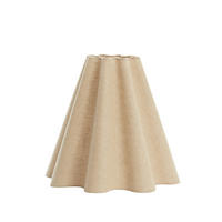 LAMPENSCHIRM Bezaha Braun Ø50/45 cm - Braun, Textil (50/18.5/45cm) - Light & Living