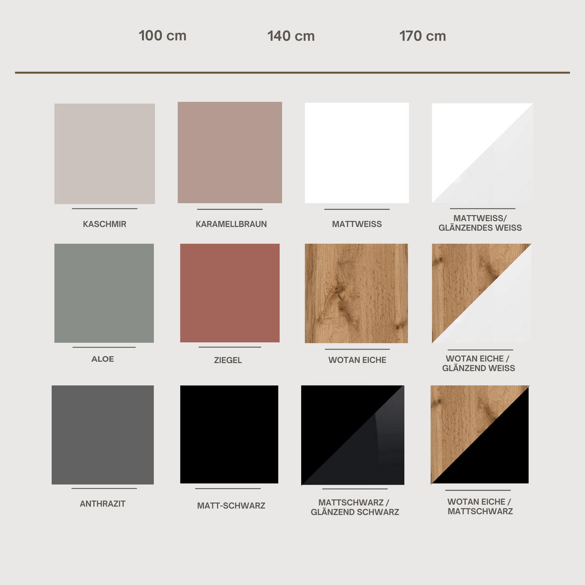 TV-SCHRANK Ziegelrot, 100 x 34 x 32 cm - Rot, Holzwerkstoff (100/34/32cm) - 3XE LIVING