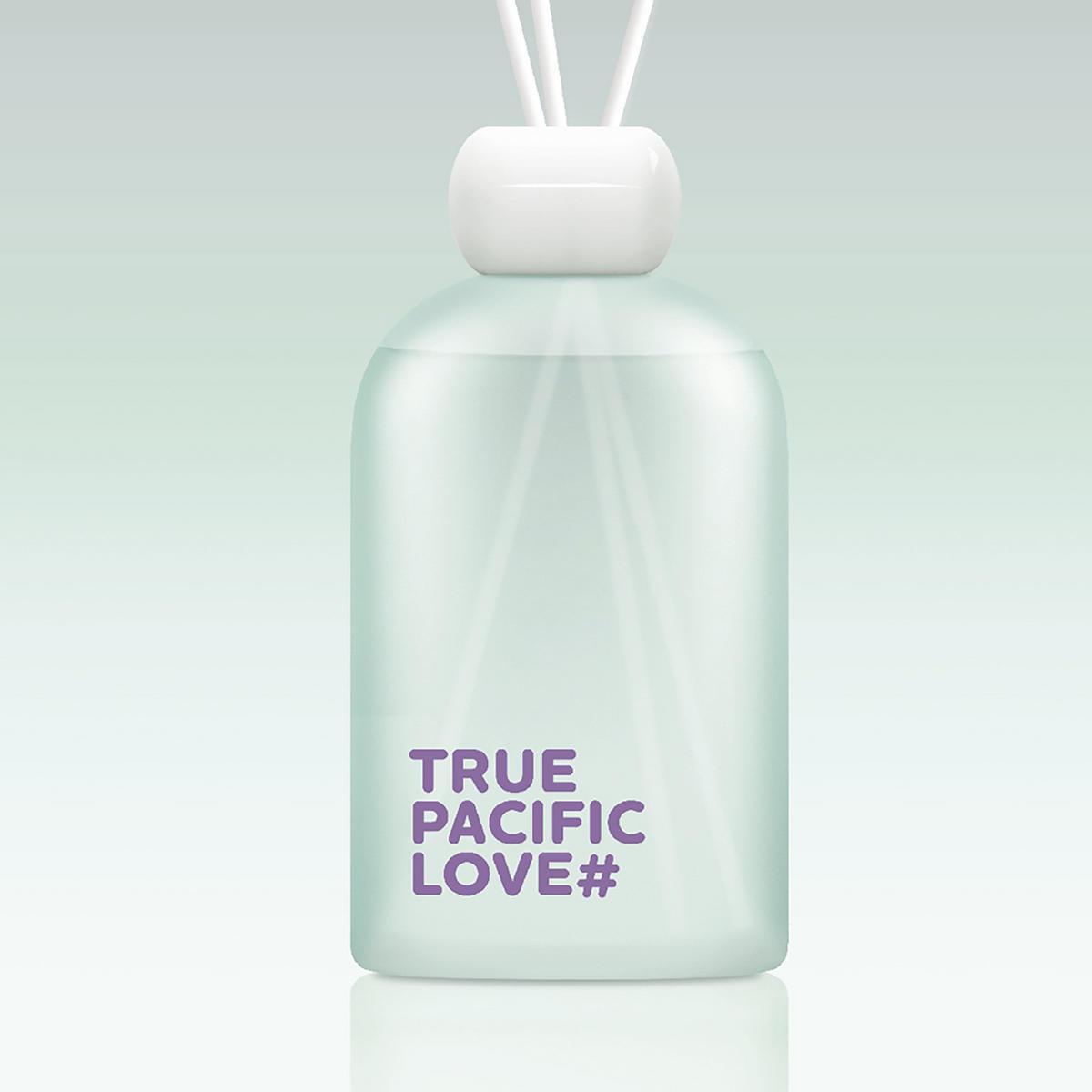 RAUMDUFT MELLOW MOOD True Pacific Love - Türkis, Glas/Naturmaterialien (11/37/11cm) - Butlers