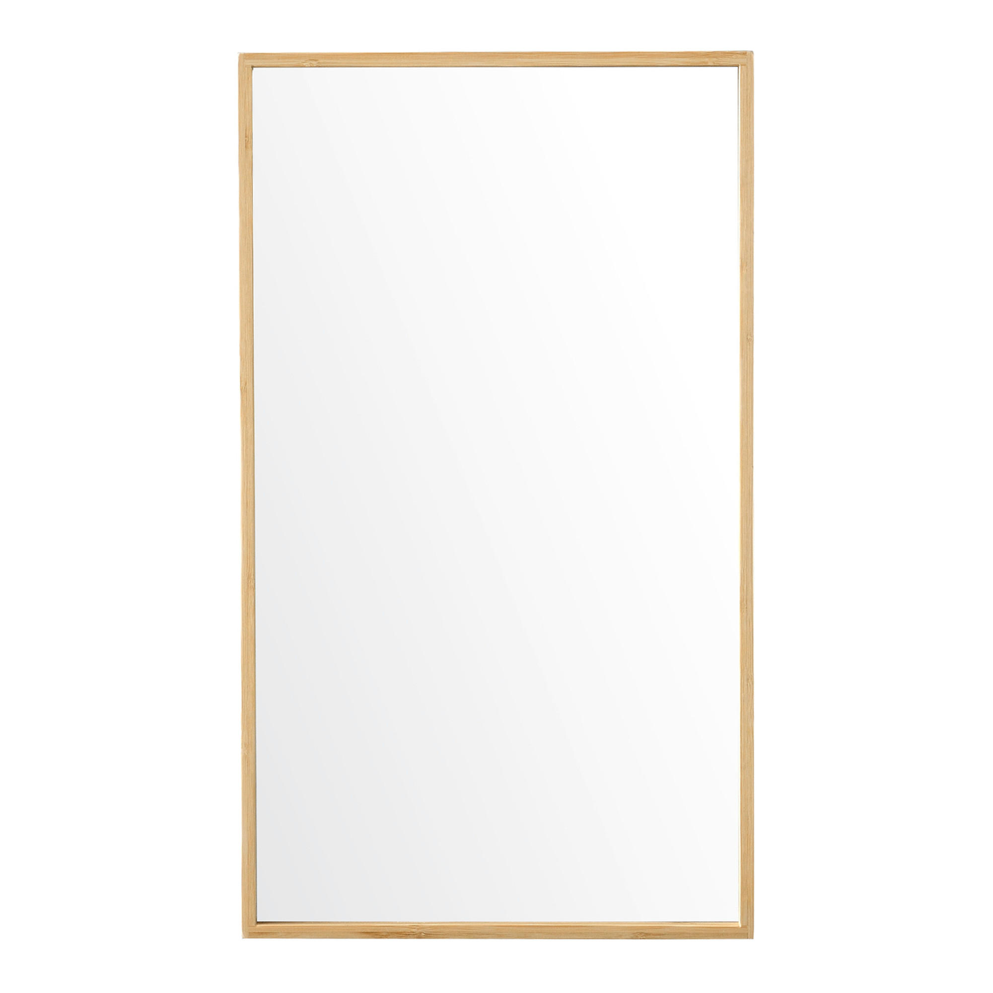 SPIEGELSCHRANK Ikorfat - Naturfarben, Holz (35/60.5/14cm) - [en.casa]