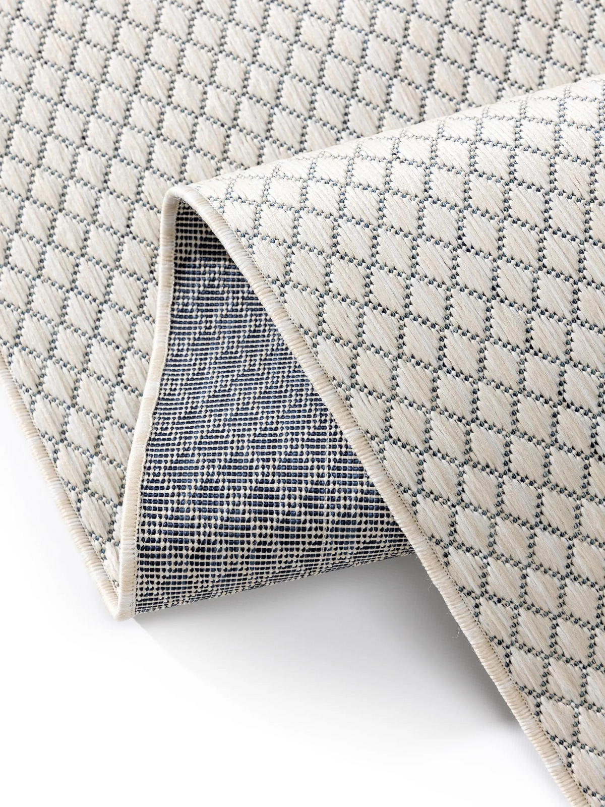 VNITŘNÍ a venkovní koberec Lou Bílá 120x170 cm - bílá, plast/umělá hmota (120/170cm) - benuta