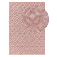OUTDOORTEPPICH Bonte Rosa 120x170 cm - Pink, Kunststoff (120/1cm) - KUNSTLOFT