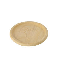 DEKORATIVES TABLETT BLATT - Naturfarben, Holz (35/4cm) - J-Line