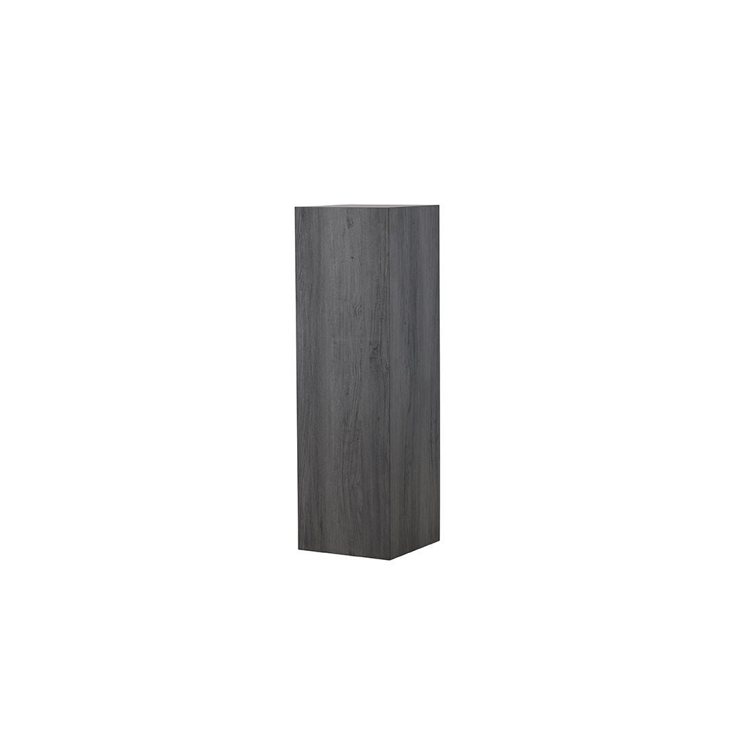 ECKTISCH, RamsvikH, Schwarz, MDF, 40 x 40 x 130 cm - Schwarz, Holzwerkstoff (40/40/130cm) - ebuy24
