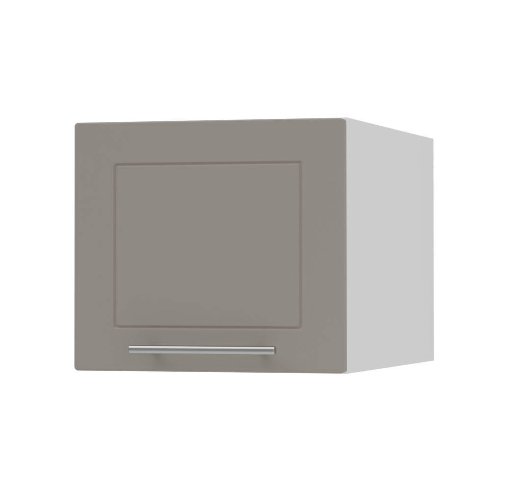 KLAPPHÄNGESCHRANK Kvantum W6B/45 Beige Matt / Weiß Matt 45 / 59 / 36cm - Beige/Weiß, Holz/Holzwerkstoff (45/36/59cm) - Feldmann-Wohnen