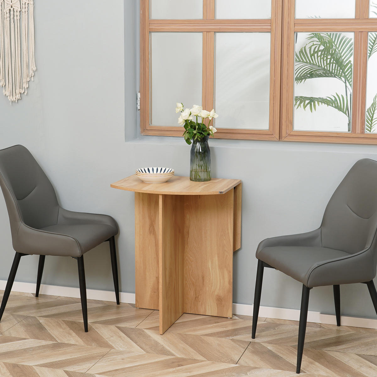 ESSTISCH Eiche 1 Stück - Beige, Kunststoff (90/60/74cm) - GiPP