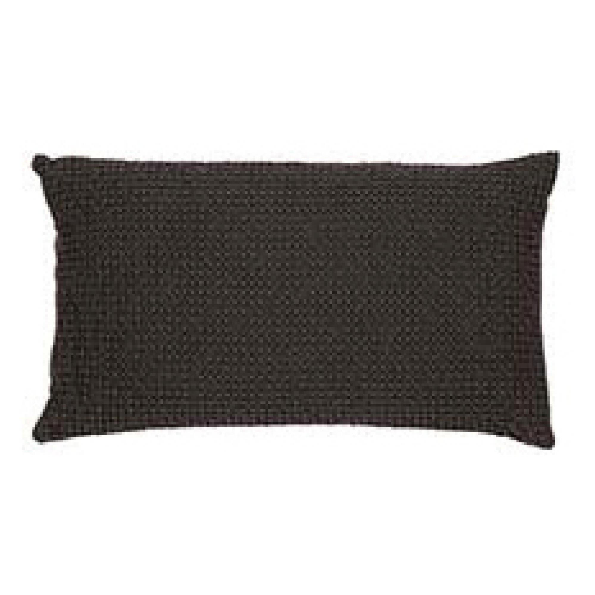 KISSEN Maia carbonfarben 30 x 50 cm - Anthrazit, Textil (30/50cm) - Vivaraise