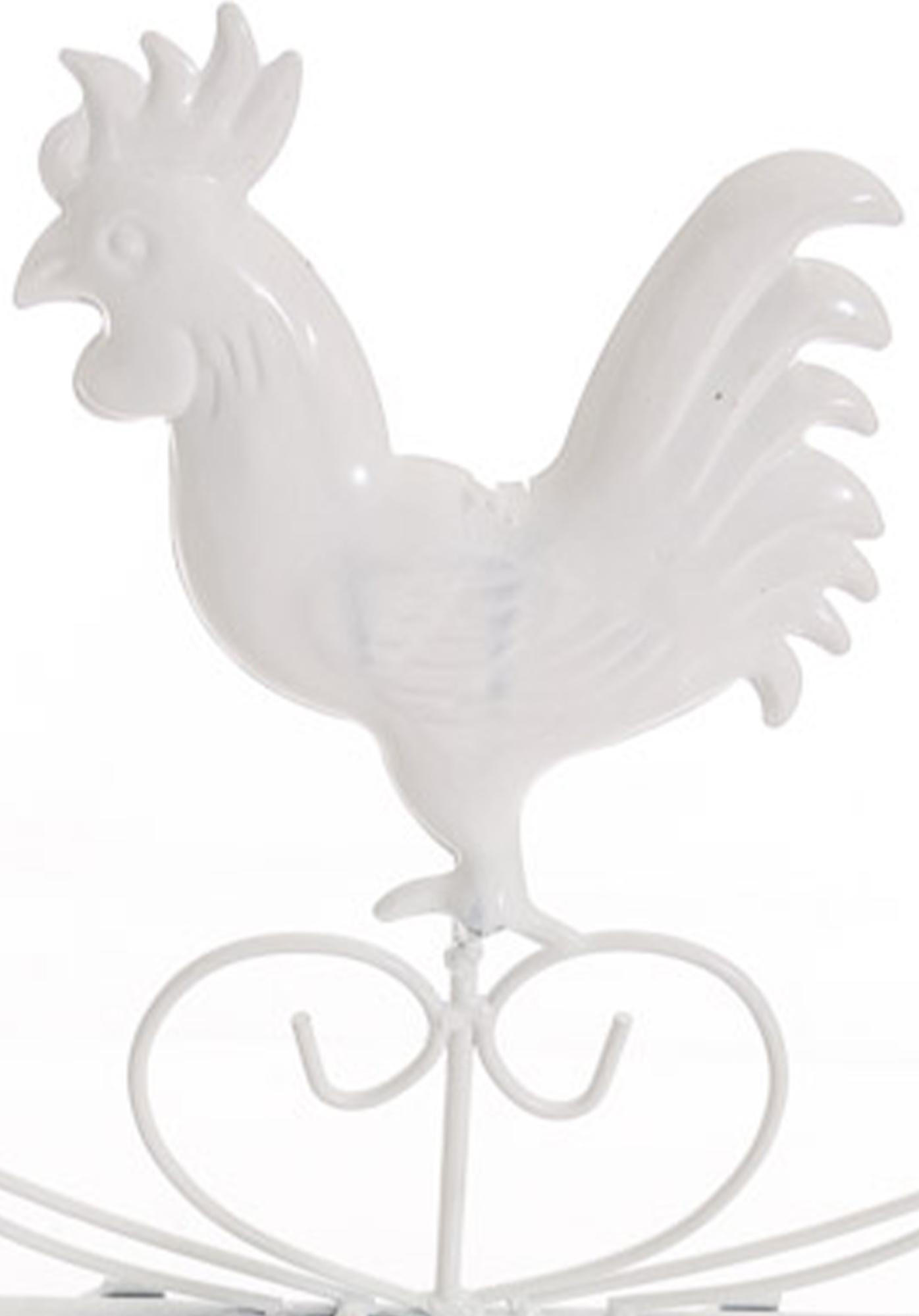 STANDREGAL Metall Weiß - Weiß, Metall (61.5/153/33cm) - CLP