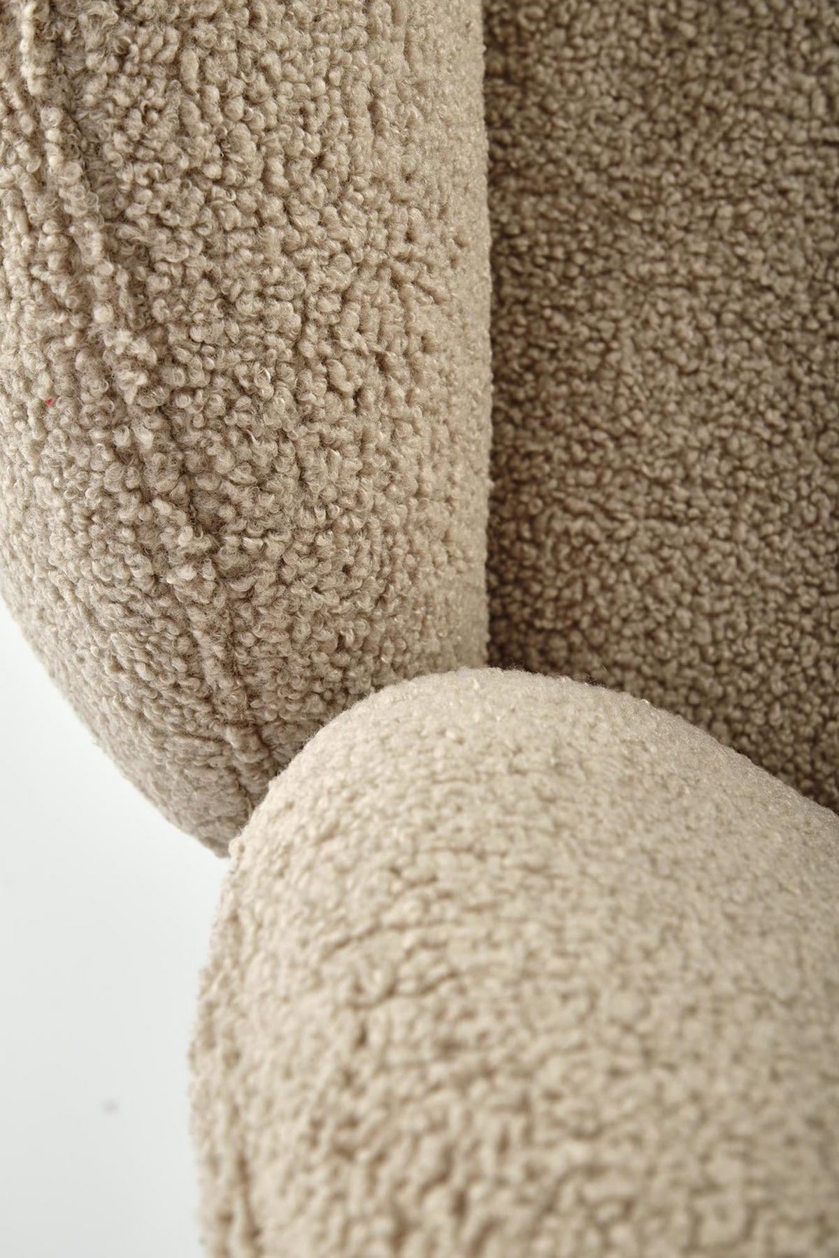 Gepolsterter Drehsessel 180° SNOOPY Cappuccino - Cappuccino, Textil (64/90/63cm) - Lookway