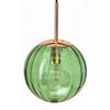 PENDELLEUCHTE Rome - Transparent/Goldfarben, Glas/Metall (20/20/110cm) - kiki design