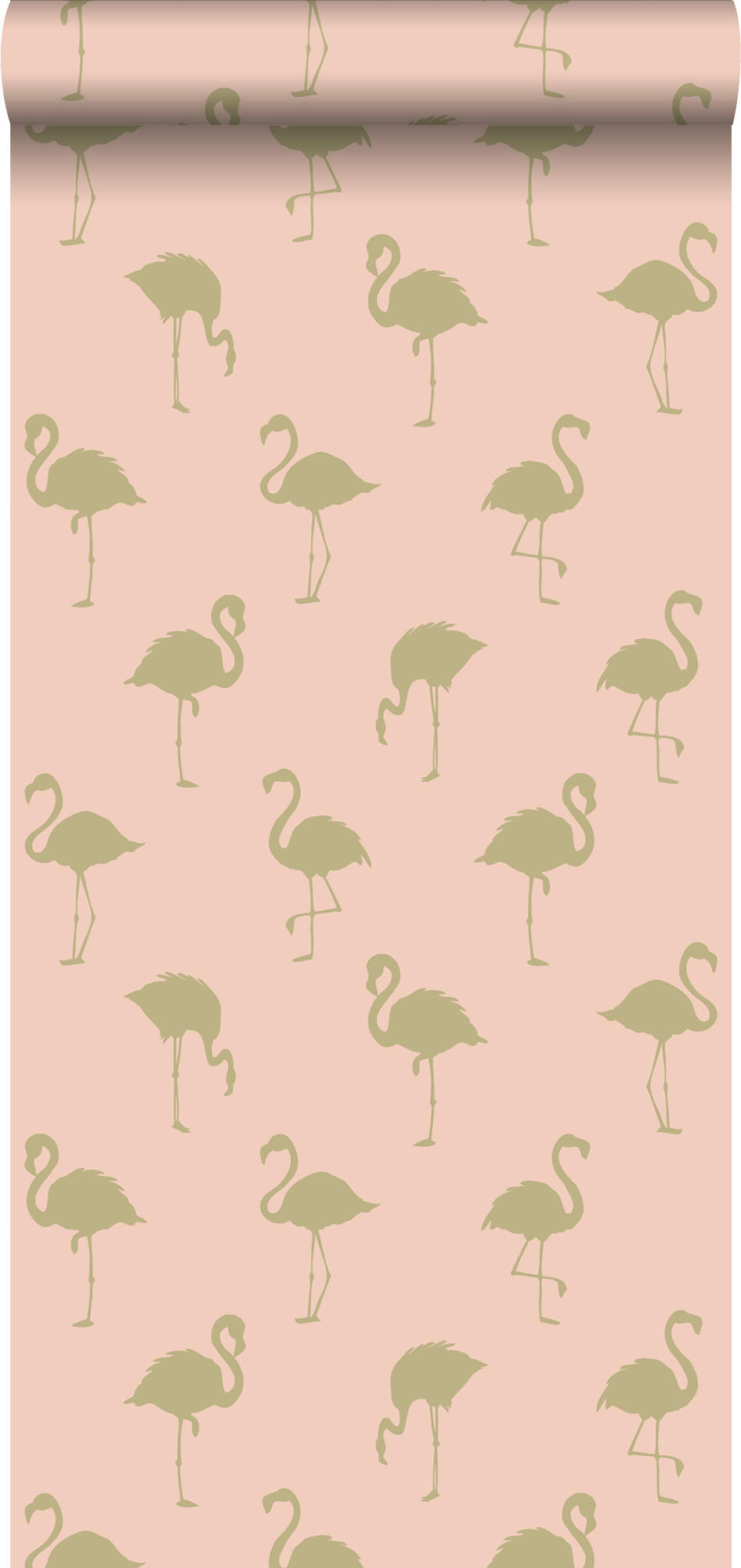TAPETE Flamingos 53 cm x 10.05 m - Pink, Papier (53/0.1cm) - ESTAhome