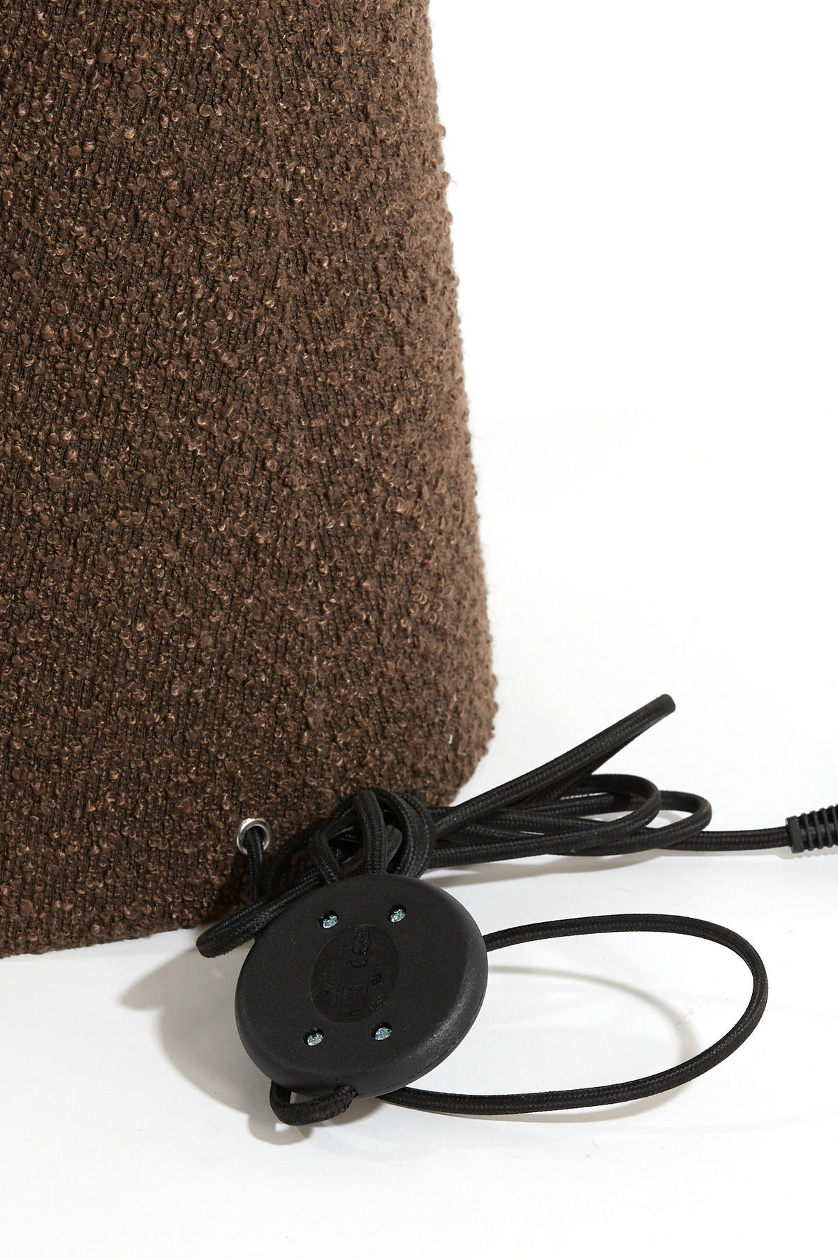 STEHLAMPE - Braun - 38/38/180 cm - Braun, Textil (38/38/180cm) - Light & Living