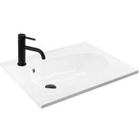 EINBAUWASCHBECKEN Rea Selena 60 - Weiß, Keramik (46.5/16.5/61cm) - REA