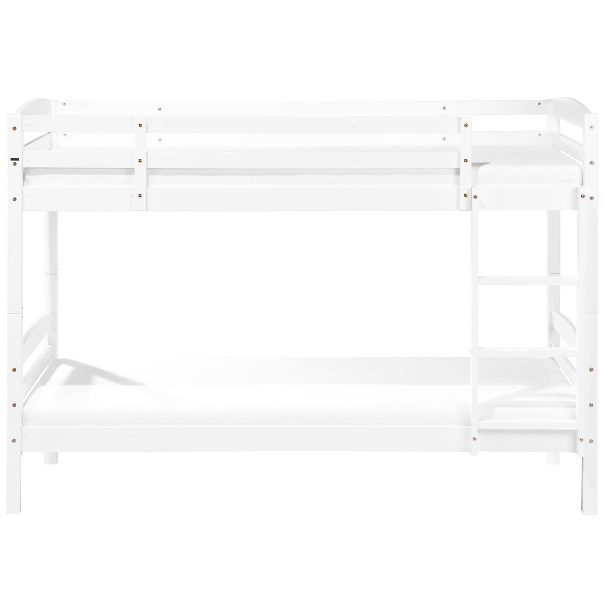 HOCHBETT Weiß 90-200 cm Regat - Weiß, Holz (90/200cm) - Beliani