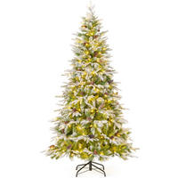WEIHNACHTSBAUM 190cm Grün - Grün, Metall (190cm) - COSTWAY