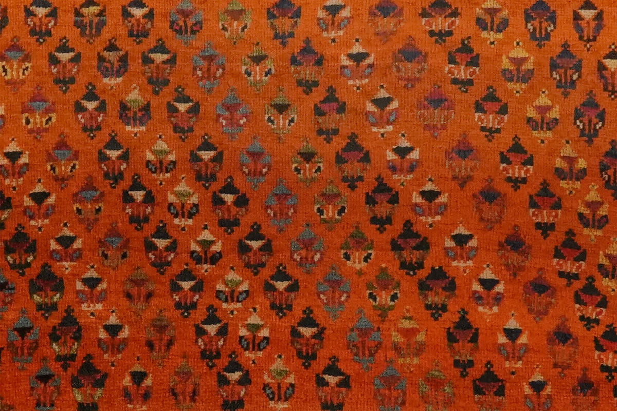 TEPPICH Gashgai Orange 57/97 cm Schurwolle - Orange, Textil (97/57cm) - Looma