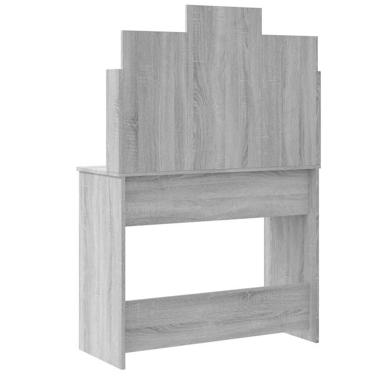 SCHMINKTISCH Curtis 96/40/142 cm - Schieferfarben, Holzwerkstoff (96/142/40cm) - Nettlife