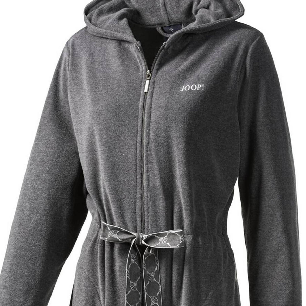 BADEMANTEL DAMEN KAPUZE ACTIVE 1659 ANTHRAZIT - 77 - Grau, Textil (XSnull) - Joop!