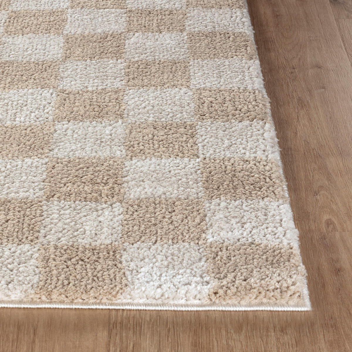 HOCHFLORTEPPICH Maschinenwaschbar 160/213 cm Beige - Beige, Textil (160/213cm) - LIVABLISS