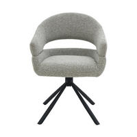 ESSZIMMERSTUHL 2 Er Set aus Stoff 62x58x85cm, taupe - Taupe, Holz (62/45/58cm) - Livingfurn