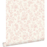 TAPETE eleganten Blumen 50 x 900 cm - Weiß, Papier (50/900cm) - ESTAhome