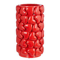 VASE Hearts - Rot, Keramik (31cm) - Butlers