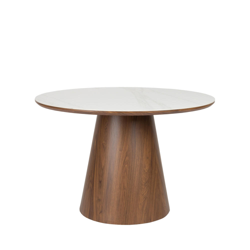 ESSTISCH - Dunkles Holz - Nussbaumfarben, Holz (115/115/77cm) - Drawer