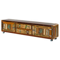 TV-BOARD Altholz 220x40x50 mehrfarbig lackiert FREEZY #44 - Multicolor, Holz (220/50/40cm) - Massivmoebel24