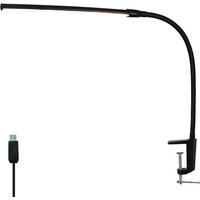 TISCHLAMPE Dämmerix 6.5/80.8/6.5 cm - Schwarz, Metall (6.5/6.5/80.8cm) - ZMH