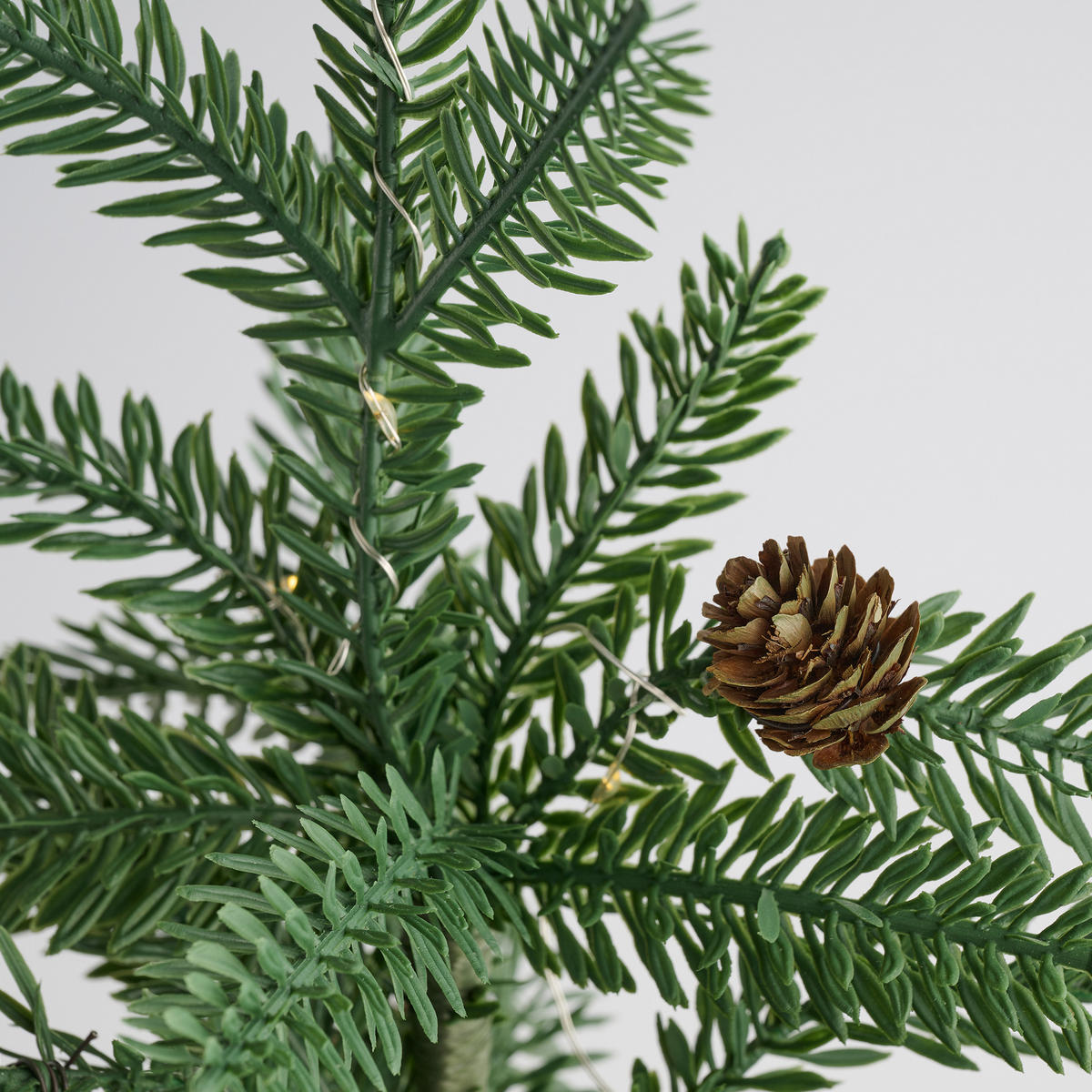 KUNSTPFLANZE LED Weihnachten Julgran, 60x35x35cm, - Grün, Kunststoff (35/60/35cm) - home&you