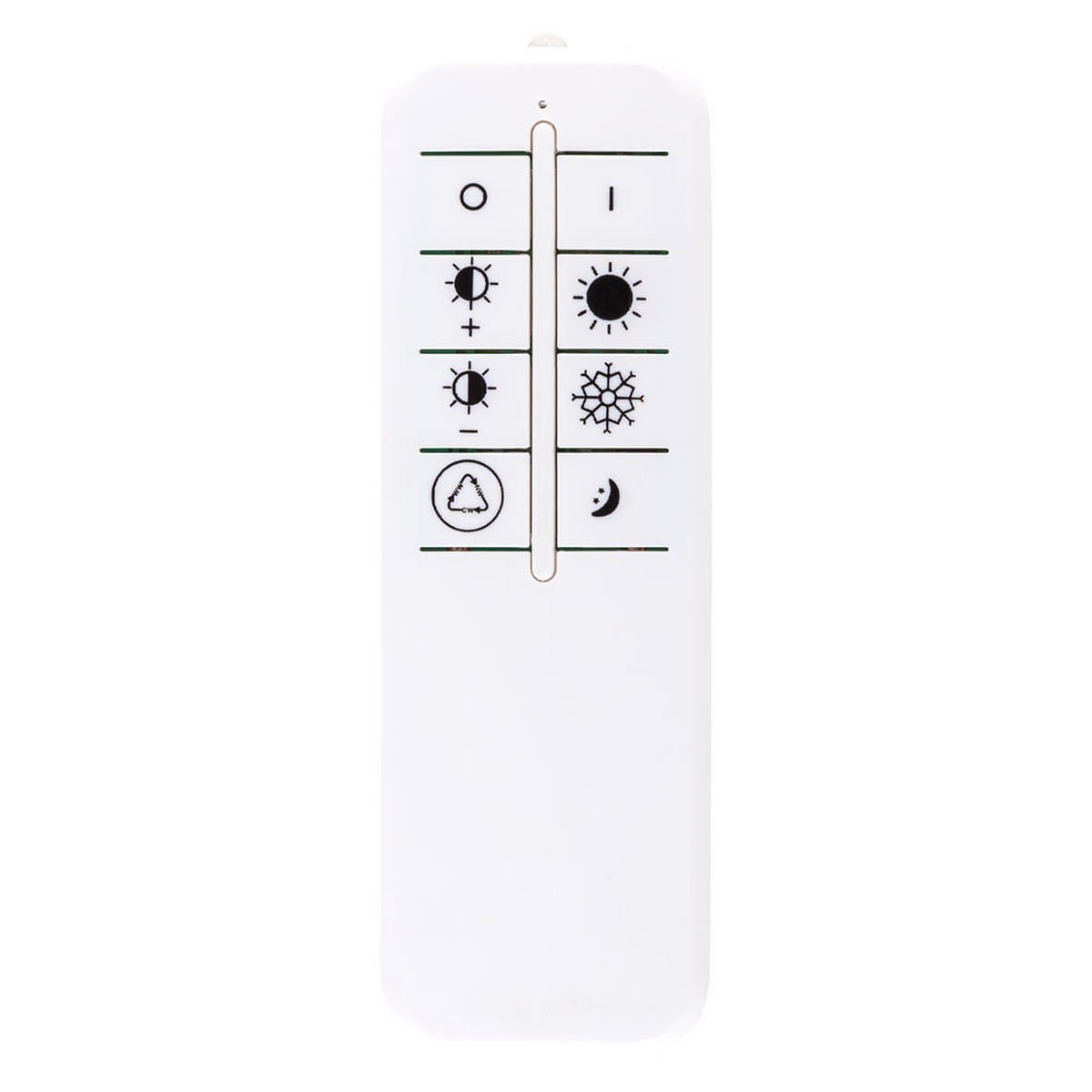 LED DECKENLEUCHTE Weiß Sternen-Effekt Fernbedienung - Weiß, Metall (54/54/7.6cm)