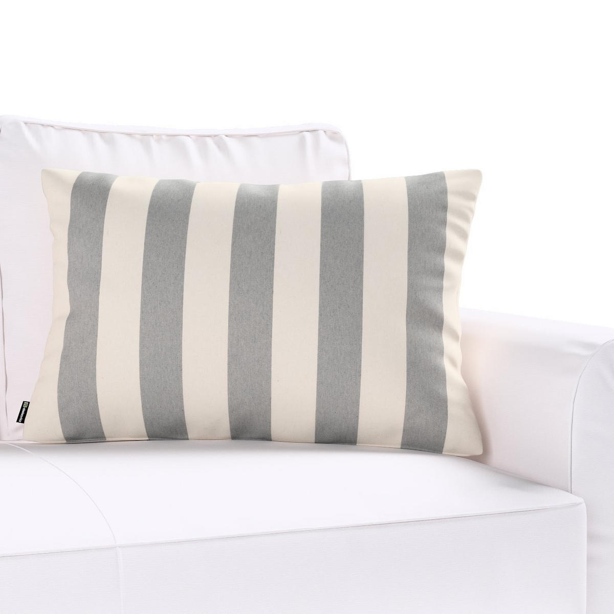 KISSENHÜLLE Quadro blau, 60x40 cm - Blau, Textil (60/40cm) - Dekoria