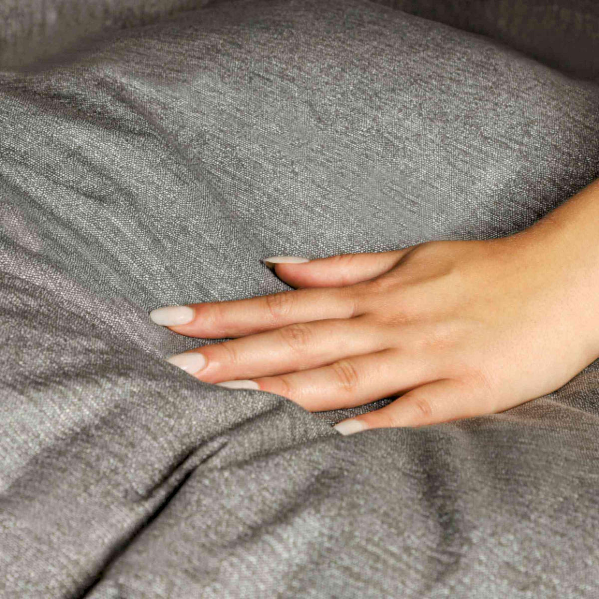 RENFORCÉ KISSENBEZUG HARP - Anthrazit, Textil (80/80cm) - Esprit