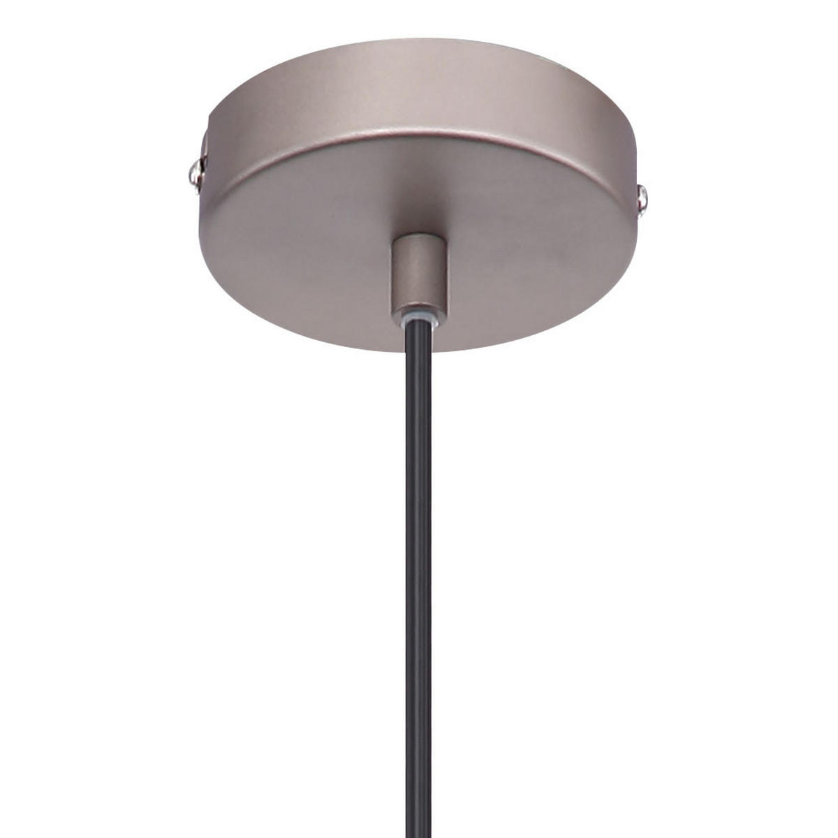 HÄNGELEUCHTE MONIGA Silber Chrom dunkel - Silberfarben, Metall (40/40/150cm) - Globo Lighting