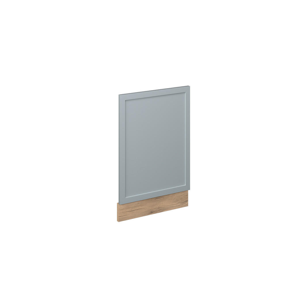 FRONTBLENDE Fame-Line Hellblau-grau 45 cm ohne AP - Honigeiche/Eiche Wotan, Holzwerkstoff (45/67.4/1.6cm) - Vicco