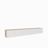 TV-SCHRANK Leo 300 cm, sechstürig, artisan, weiß - Eiche Artisan/Weiß, Kunststoff (300/41/40cm) - Margaret Hadas24