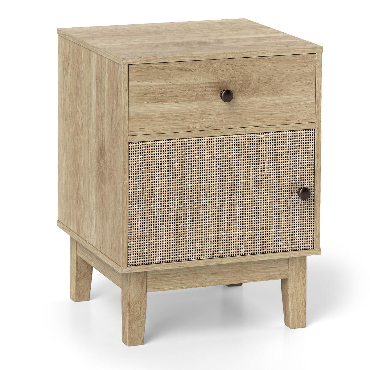 Design IN Nachttisch Natur 39x55x40 cm