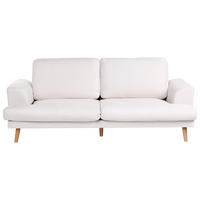 POHOVKA 3-místná Látka Světle béžová Kildal - béžová, textil (214/90/96cm) - Beliani