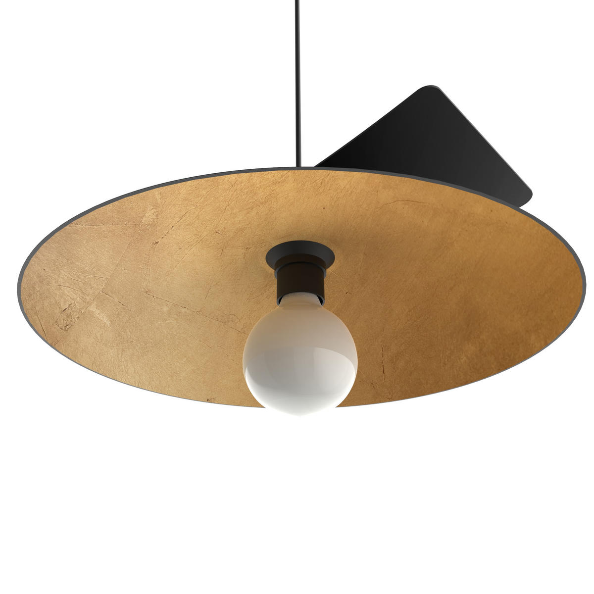 HÄNGELEUCHTE Miller - Goldfarben, Metall (40/34/16cm) - Lumicom