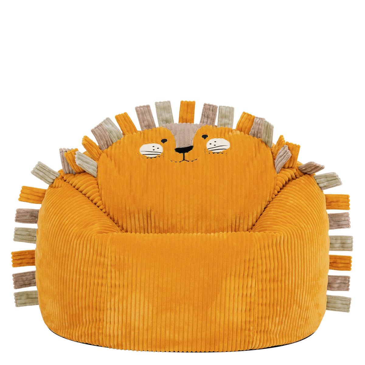 KINDERSITZSACK Cord Löwe - Gelb, Textil (74/53/74cm) - icon