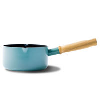 SOSSENTOPF Kasserolle - 2 Ausgießer - Mayflower - ø 16 cm / 1.6 Liter - Blau, Metall (16cm)