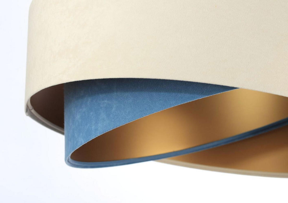 HÄNGELEUCHTE Gold 50/23 cm - Goldfarben, Kunststoff (50/1.3/23cm) - ONZENO