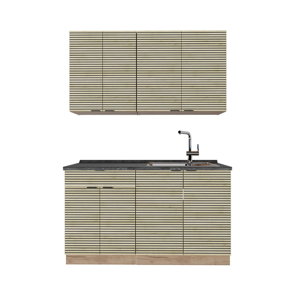 Honigeiche/Eichefarben, Holzwerkstoff (140/81.6/60cm) - Vicco