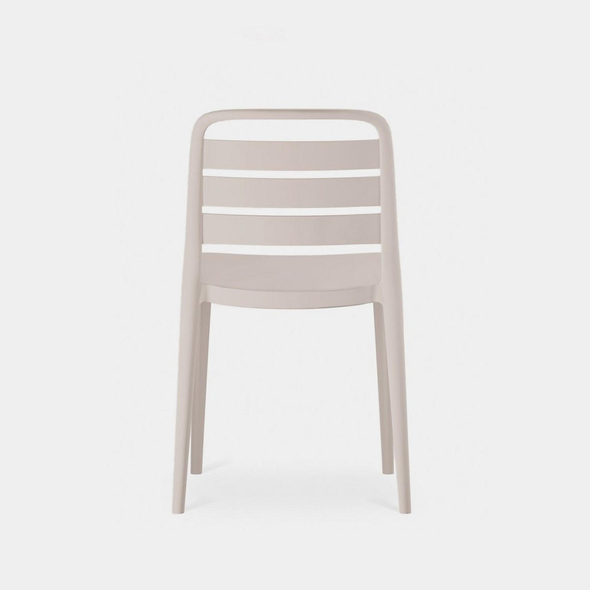 STUHL FÜR DRAUSSEN Zira Beige 42 cm x 80 cm - Beige, Kunststoff (42/80/52cm) - Klast Home