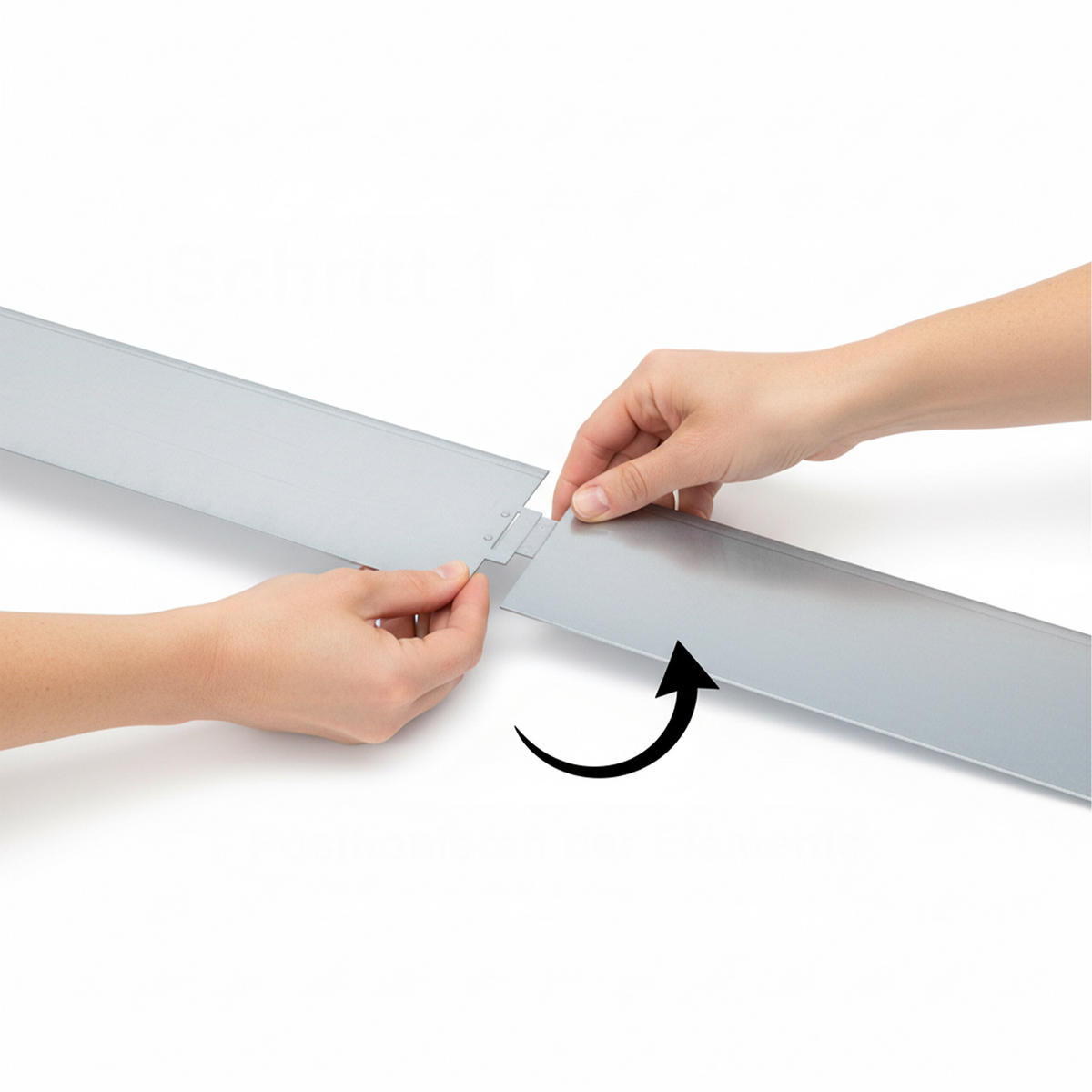RASENKANTE Silber verzinkter Stahl flexibel Länge 20 m - Silberfarben, Metall (100/15/0.05cm) - Relaxdays
