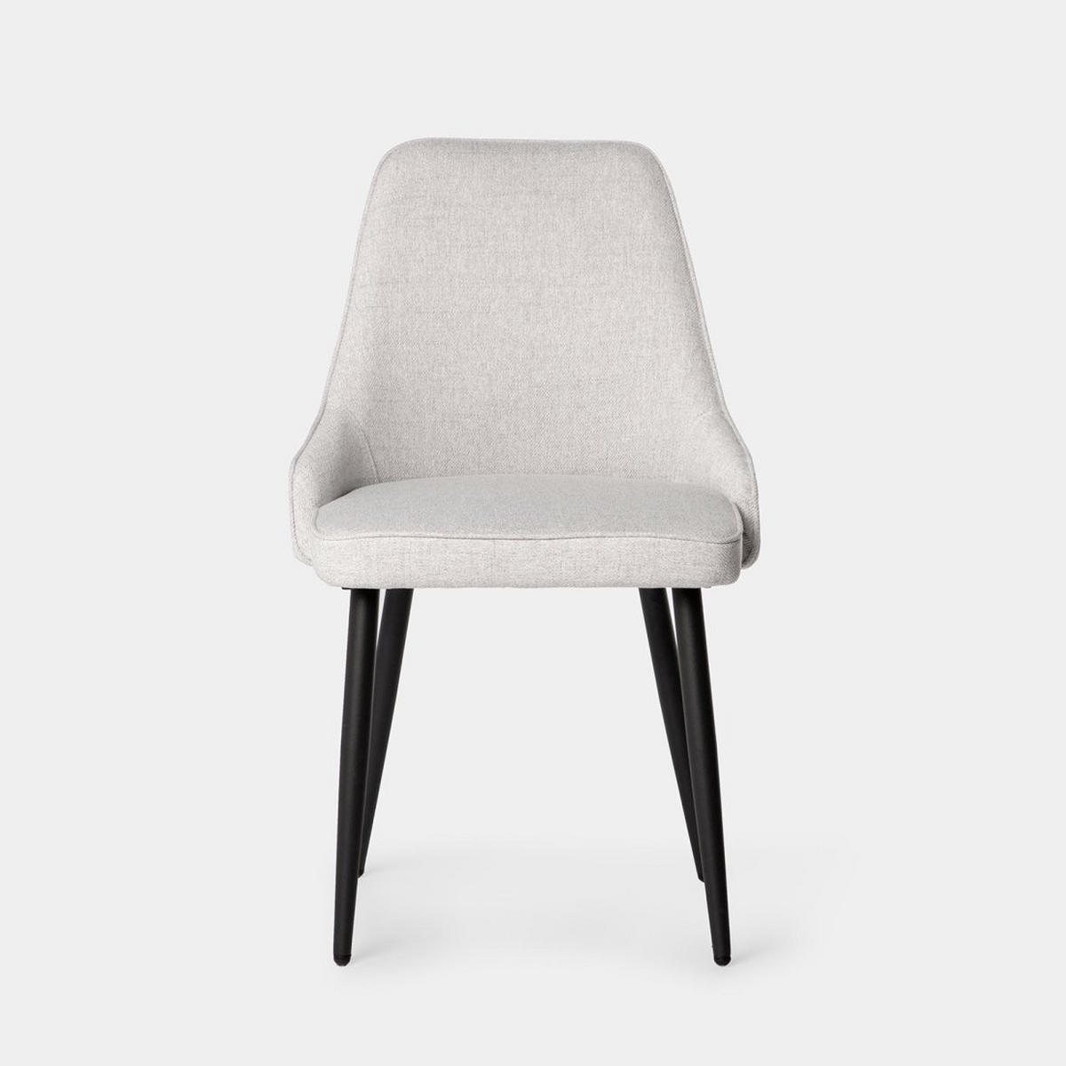 ESSZIMMERSTUHL Nika Grau 52 cm x 87 cm - Grau, Textil (52/87/58cm) - Klast Home