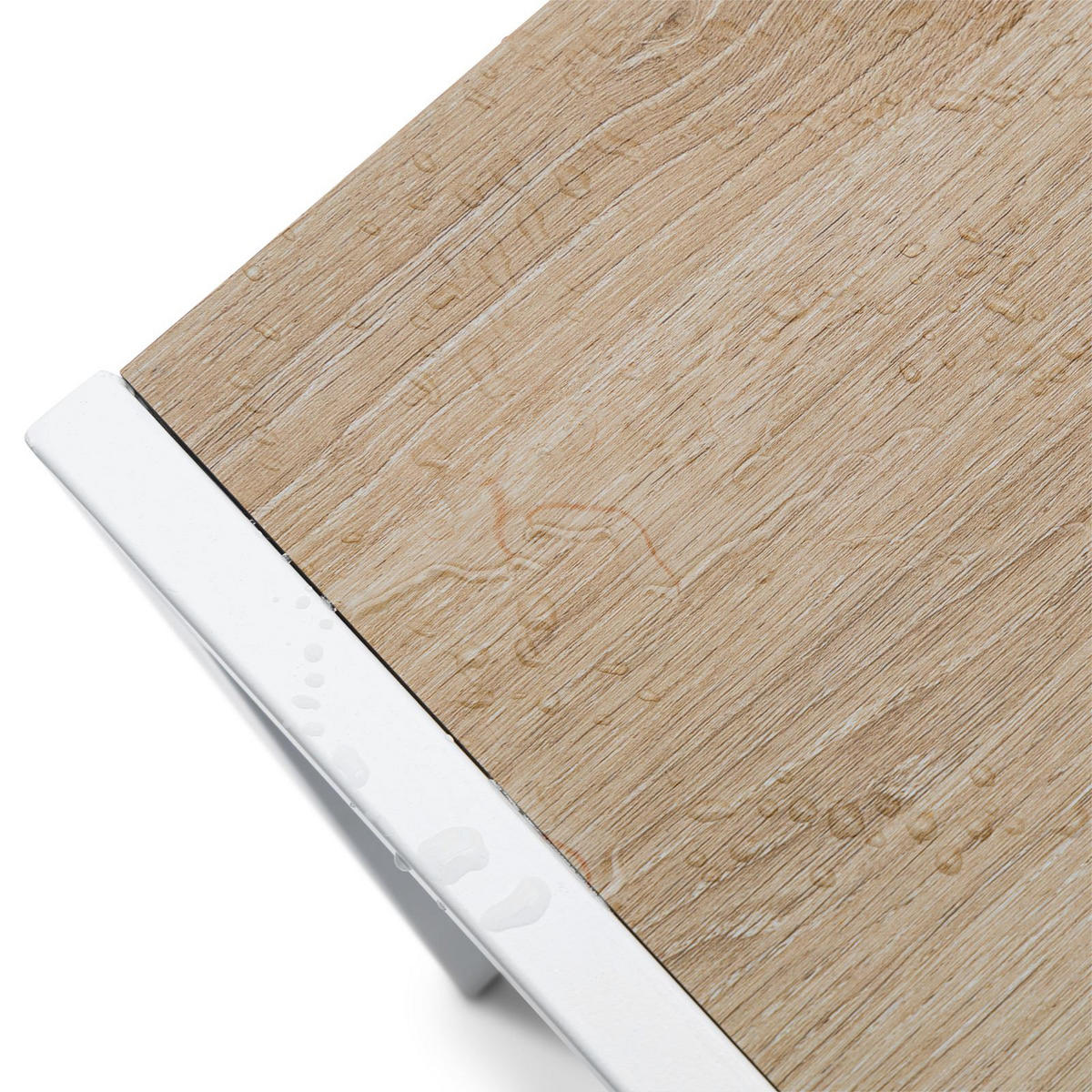 GARTENMÖBEL SET MONDELLO 7er Set beige, weiß - Beige, Metall - IDIMEX