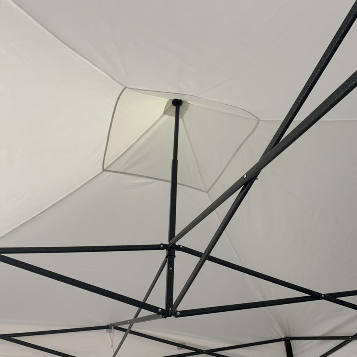 FALTPAVILLON Weiß 300/300/310 cm - Weiß, Metall (300/310/300cm) - Mobili Rebecca