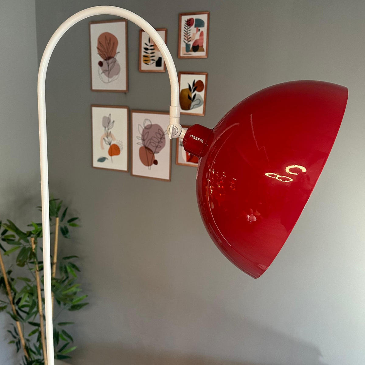 STEHLAMPE Gorkiede E27, verstellbarer Lampenschirm aus Metall - Multicolor, Metall (37/37/170cm) - Bamyum