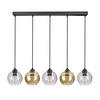 PEDELLEUCHTE HAGEN - Transparent/Honig, Glas/Metall (15/100/100cm) - kiki design